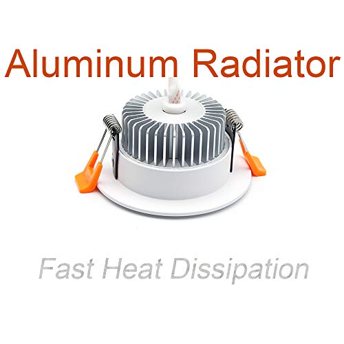 3 Inch Dimmable Led Recessed Lighting, 7W Retrofit Downlight, 6000K Daylight White, Cri 80 With Led Driver, As Ac 110V Ceiling Light Fixture For Living Room, Kitchen, Bedroom, Hallway, 4 Pack #TOP3