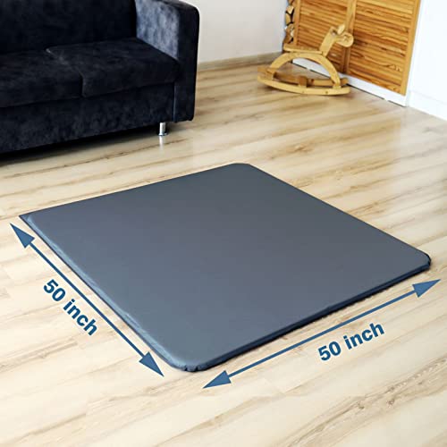 Todale Waterproof Baby Play Mat Super Thick Baby Mat For Floor, Self-Inflating, Foldable Foam Playmat For Todale Playpen- Toddlers, Infants, Babies, Nursery Care- Outdoor House Use (Dark Grey) #TOP4
