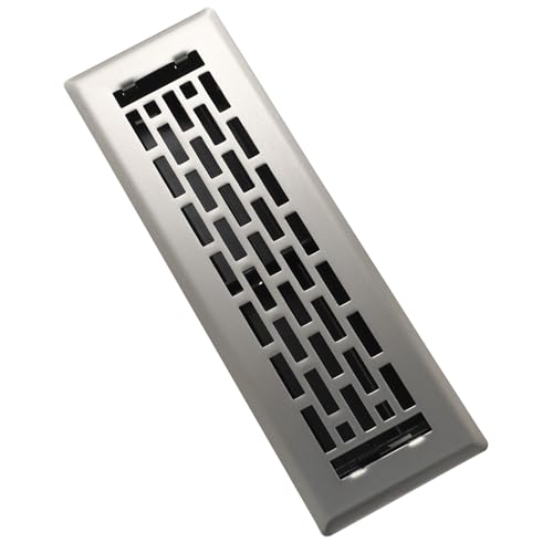 SANYCASA Floor Register 2x10 Inches - Heavy Duty Walkable Steel Floor Vents - Ease Adjust Air Flow
