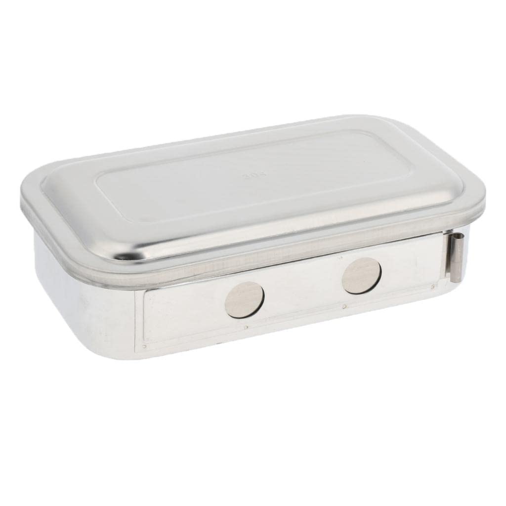 CALANDIS® Surgical Instrument Box W/Lid Stainless Steel 304 8Inch With