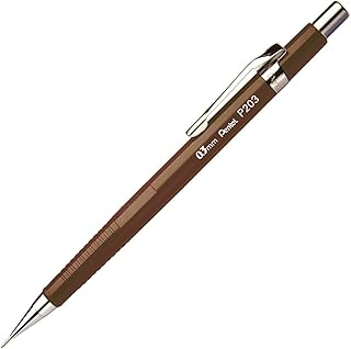 Pentel Sharp P200 Lapiseira, Marrom, 0.3 mm