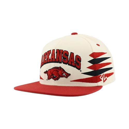 Arkansas Razorbacks NCAA Officially Licensed Hat Flat Snapback Z11 Retro Diamond
