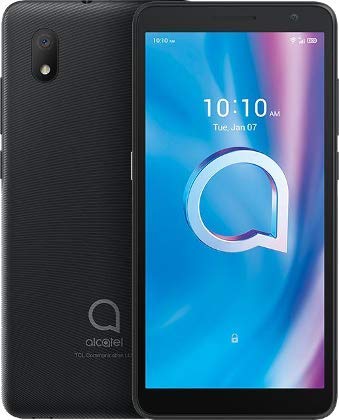 Alcatel 1B (2020) 4G Lte Gsm Unlocked 5.5 Inch 8Mp Flash 5002A Quad Core Factory Unlocked Android 10 Go Worldwide - No Cdma - Desbloqueado (Black, 32Gb) #TOP1