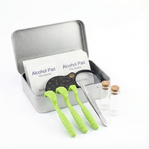 Kit de ferramentas de remoção de carrapatos para cães e humanos -...
