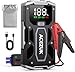 ACEZUK Booster Batterie Voiture 6000A, Démarreur de Voiture Portable (Jusqu'à 5.5L Diesel ou 7.0L Gaz), 12V Jump Starter avec 2.5 inch Écran LCD, Pinces de Sûreté Intelligentes, Lumière LED