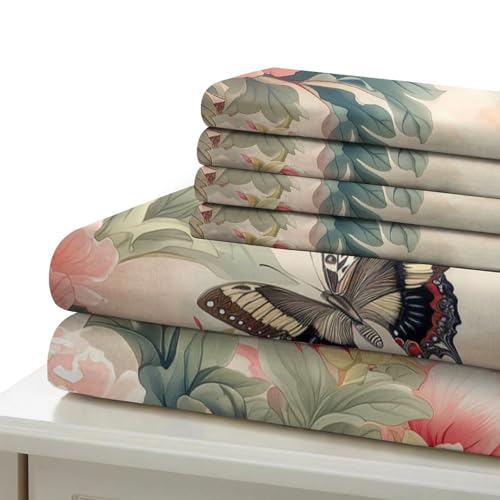 Housse de couette pivoines 3D pour une chambre zen et douce - 7