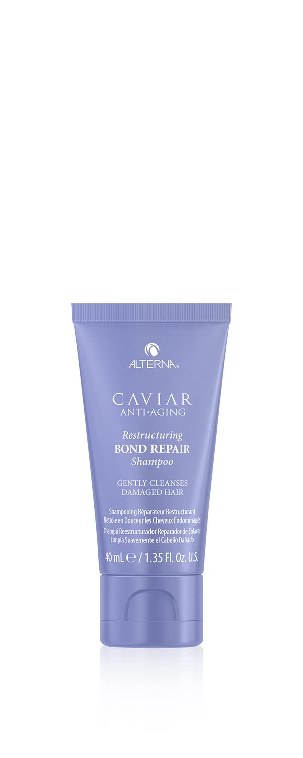 Alterna CAVIAR Anti-Aging Restructuring Bond Repair Shampoo | For Brittle, Damaged and Split Ends | Repairs, Strengthens & Protects Damaged Hair | Sulfate Free