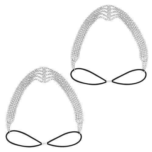 Set Di 3 Fasce Per Capelli In Metallo Multistrato – Accessori Dorati Eleganti Per Feste E Look Da Sera, 13,6x12 Cm
