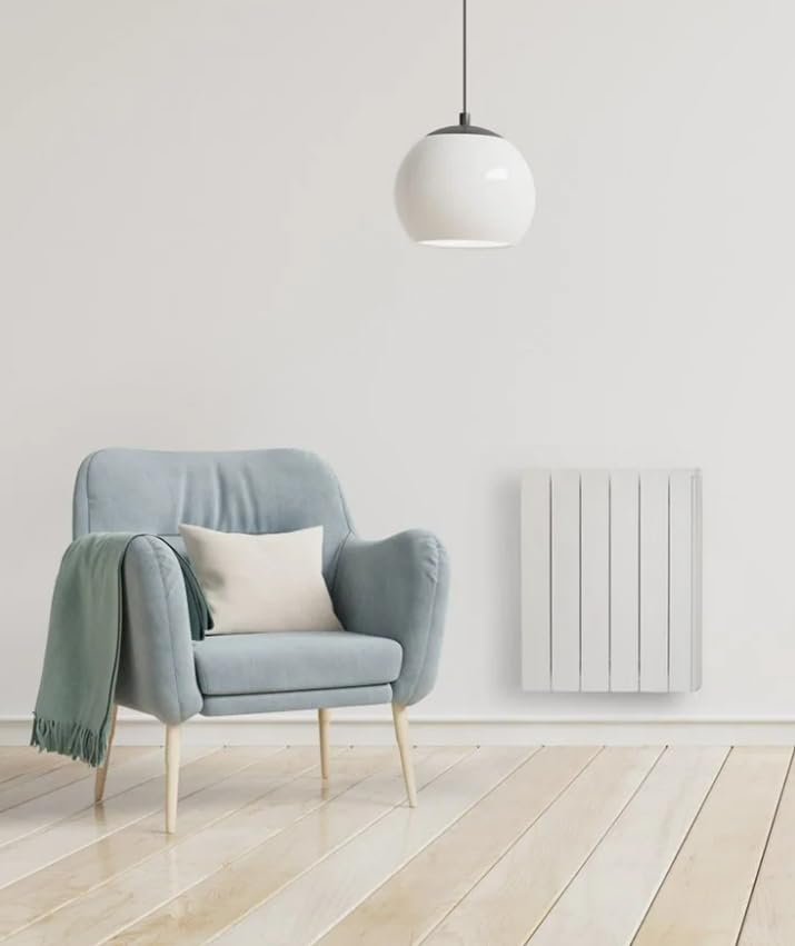Emisor térmico DELTACALOR Telica WiFi Plus 1500W – 8 elementos | Radiador eléctrico inteligente con control WiFi