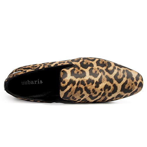 Image of UUBARIS Mens Dress Loafers Tuxedo Suit Slip on Shoes