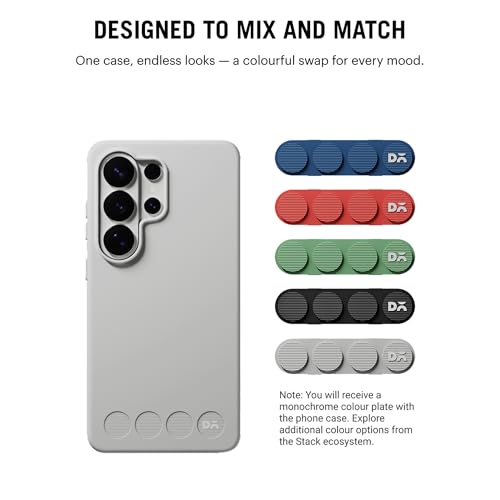 Image of DailyObjects Samsung Galaxy S26 Ultra Stack Classic Magnetic Case Cover | Compatible with Magnetic | Camera & Body Protection|Shock /Scratch Proof|Dual Hybrid Protection|Wireless Charging - Slate Grey