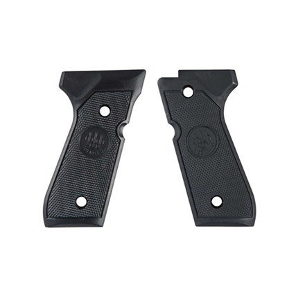 BERETTA GUANCETTE Made in Italy in Plastica Standard di Colore Nero per Pistole Serie 92/96/98 ad Esclusione di 92/, 92S, Combat, Millenium, Stock e Billenium. Viti Non Incluse