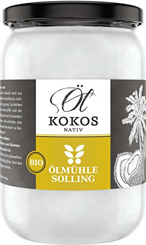L'huile de coco Ölmühle Solling biologique dans 500ml de verre Cover