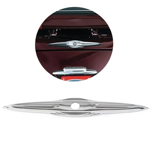 Accesorio para Trike: Acento para Llave de Cerradura de Maletero Trasero (Forma Shuttle Flying) compatible con Tri Glide Ultra Classic FLHTCUTG 2009-2022 y Street Glide Trike FLHXXX 2010-2011 (Cromo) miniatura 4