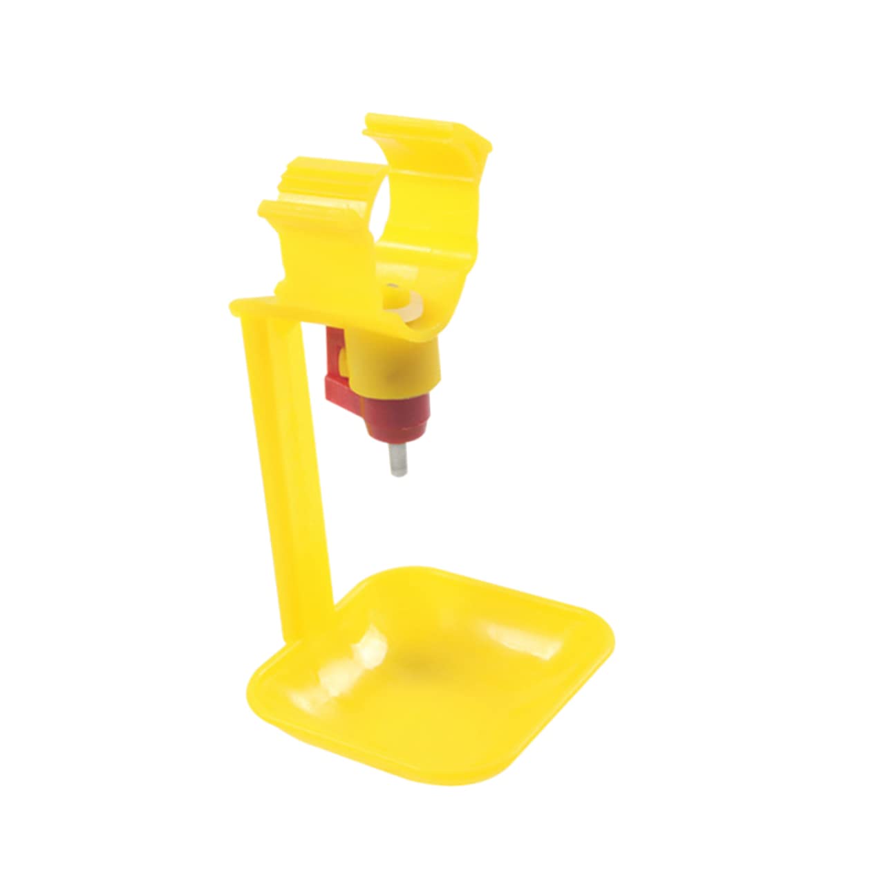 Abbeveratoio Automatico per Polli Tazza Sospesa, 20 Pezzi | Abs e Acciaio Inossidabile, Colore Giallo, per Galline e Oche, Uso Domestico o Commerciale