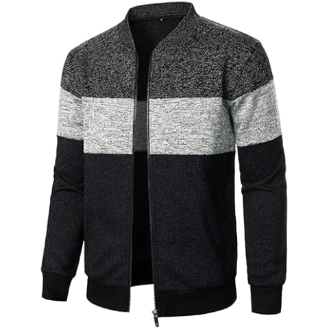 Men's Chunky Knitted Cardigan with Pockets Cover