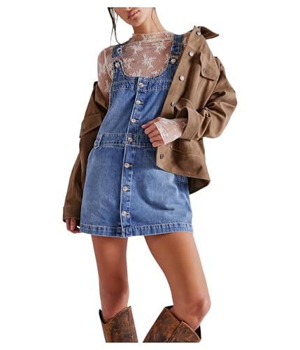 Free People Women's Edie Denim Skirtall