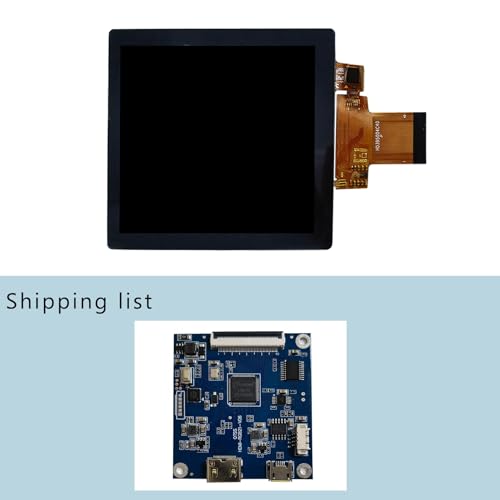 Image of 4 inch 720x720 300nit IPS MIPI LCD Square Capacitive Touch Screen | and H /D Controller Board 40 pins