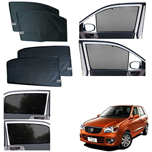 Image of WolkomHome car Fix Curtain Window Shades Half Curtains Sunshade for Alto K10 Old