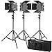 Produktbild Neewer 3 Pack 660 LED Videolicht Fotografie Beleuchtungs Set mit Stativ Dimmbar CRI96 + LED-Feld (3200-5600K) Premium 200cm Lichtstativ für Studio YouTube Video Aufnahmen im Freien