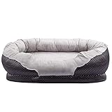 AsFrost Dog Bed Orthopedic Pet Bed Memory Foam Dog Couch Nonslip Dog Pillow Washable Pet Sofa Beds for Small / Medium / Large Dogs & Cats (Large)