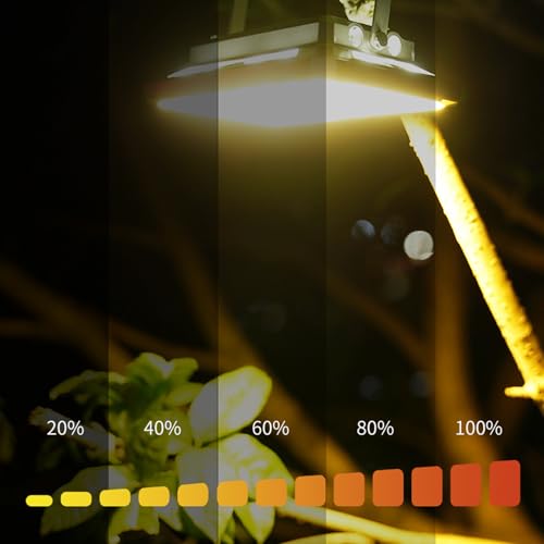 Lampe de travail extérieur rotative pour illuminer vos nuits de camping - 3