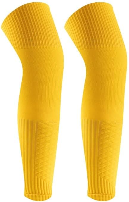 Football Protective Socks Over The Knee Pressure Leg Breathable Footless