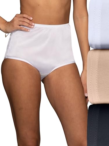 Image of Vanity Fair Women's High Waisted Underwear, Full Coverage Ladies Panties, Perfectly Yours Briefs