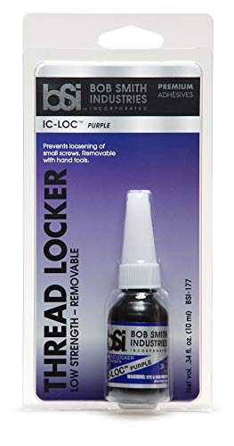 Bob Smith Industries BSI-177 Purple IC-LOC Lower Strength Thread Locker, 0.34 fl. oz.