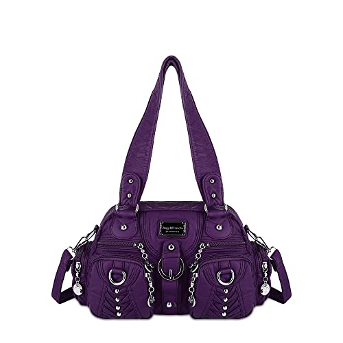 Image of Angel Kiss Small Purse Handbag for Women Crossbody and Shoulder Bags Multipocket Soft Hobo Purses