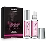 Aeshory Pheromone Perfumes for Women - 2 Pcs Rollerball Perfume, Enhanced Scents Pheromone Perfume, Roll-On Travel Perfume Long-Lasting Pheromone-Infused Essential Oil (Floral & Fresh)