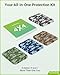 Kovoq Tandem Mobi Adhesive Sleeve, 16 Pack Overpatch Waterproof Pockets for Tandem Mobi Insulin Pump, Breathable Latex-Free and Hypoallergenic, 10+ Days Secure Hold with Case (Camo)