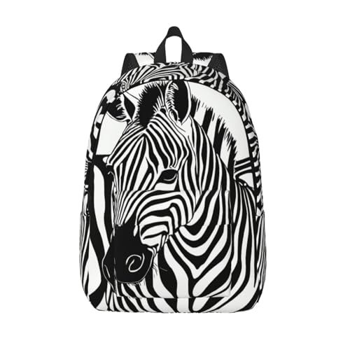 Sac à dos d'infirmière zèbre et voyage contre la fatigue du dos