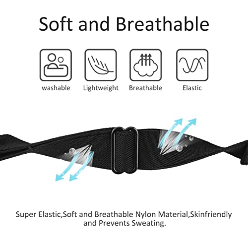 3 Pack Stretchy Nylon Watch Bands Compatible With Amazfit Gtr 4/ Gtr 3 Pro/Gtr 3/Gtr 2/2E/Gtr 47Mm,22Mm Loop Elastic Straps For Garmin Vivoactive 4,Venu 2,Replacement Watchband For Women Men. #TOP2