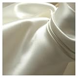 Seta al Metro Tessuto di raso Mikado rigido lusso verde satinato, abito da sposa, tessuto for abiti, materiale for cucire fai te(Blue,100cmX150cm)