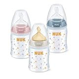  Nuk In The Air Biberón PP First Choice Tetina de Látex T1 0-6 Meses M, 150ml