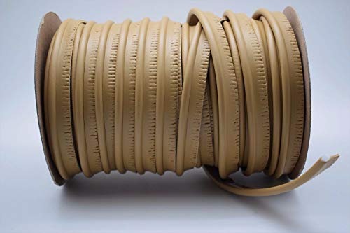 Usa Fabric Store 11-WELT-PVC-NA-DKTAN-PF-10Y-10 10 Yards Dark Tan Welt Cord Vinyl Piping Marine Outdoor Upholstery Uv Edge Trim Fabric thumb #2