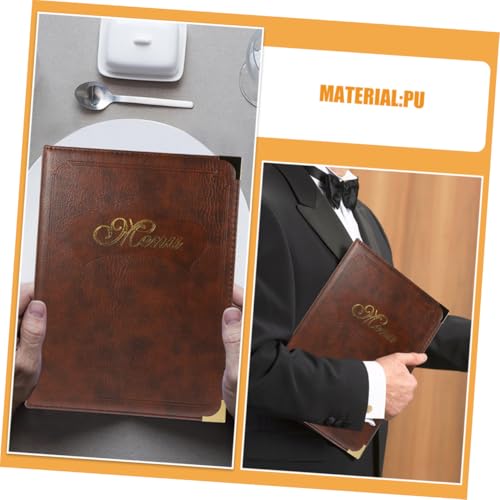 Carnet de menus simple POPETPOP lot de 2 bloc-notes pour serveurs - 3