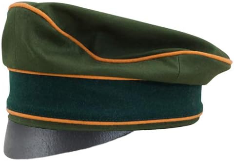 militaryharbor WW2 German Afrikakorps Heer Field Police cotton Crusher Cap Small Visor