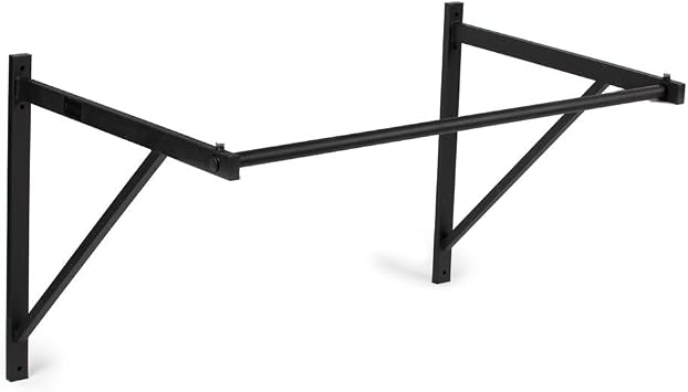 Titan Fitness Ceiling & Wall-Mount Pull-Up Bar, 52" Long x 32mm Smooth Grip, 500 LB Capacity, Home & Garage Gym Chin-Up & Upper Body Training Station