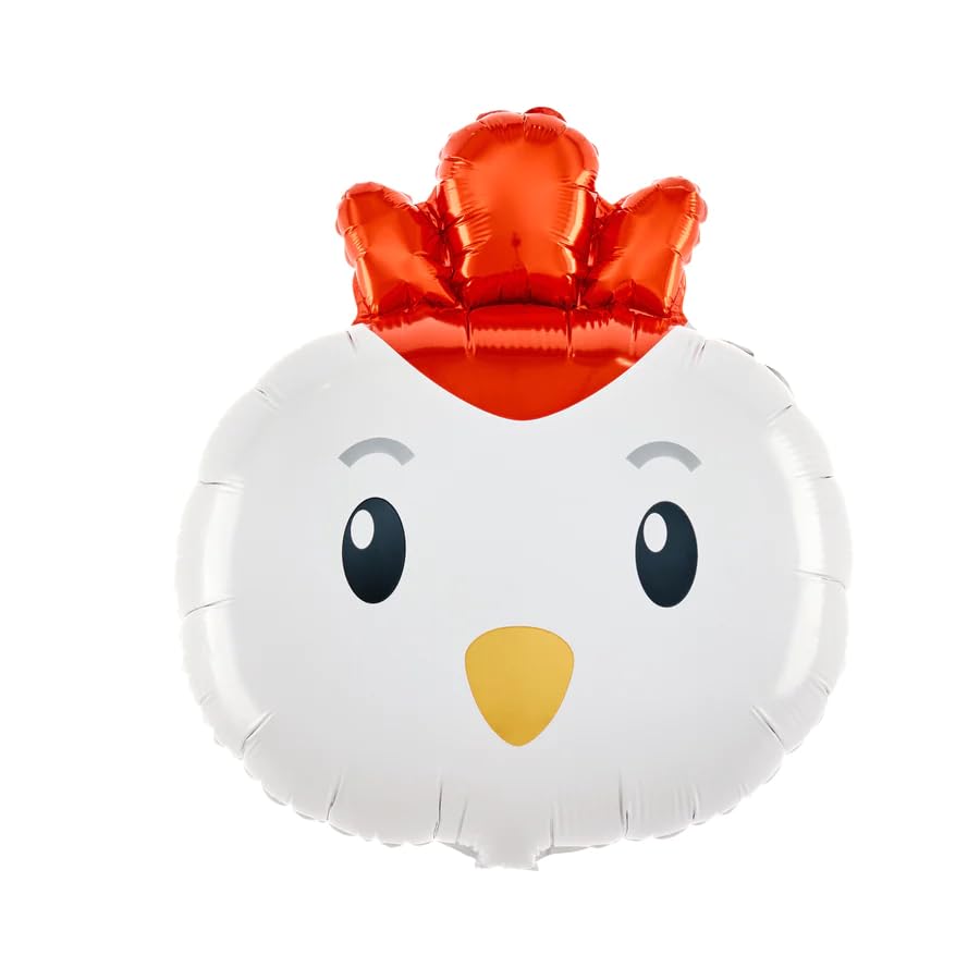 8er Pack Folienballons Huhn – Niedliche Hennen-Ballons Für Kindergeburtstag