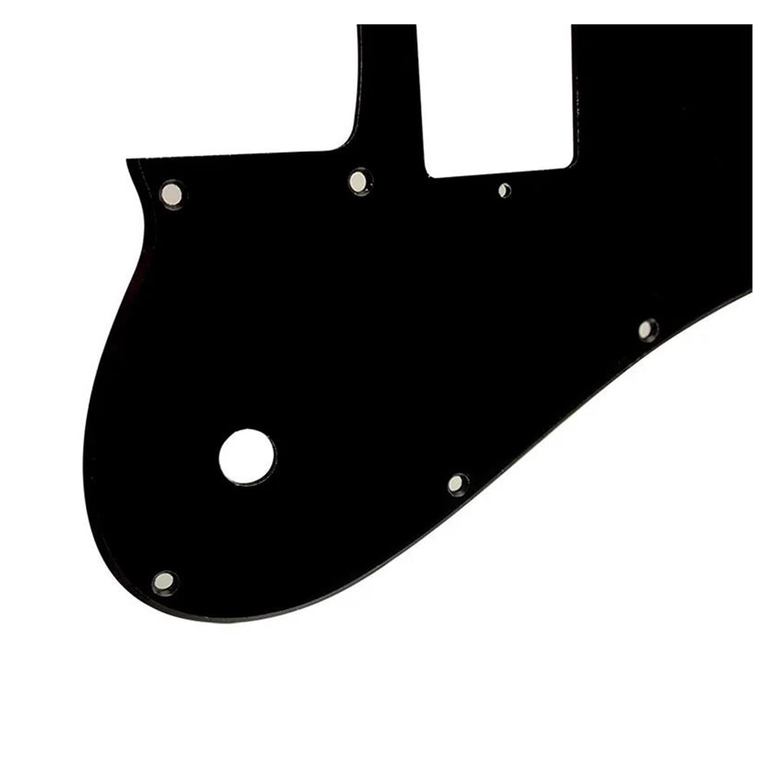 maskownica do gitary Części do gitary - Pickguard do gitary z przetwornikiem PAF Humbucker Zamienny Pick Muzyczny zamienny akcesorium(1Ply black)
