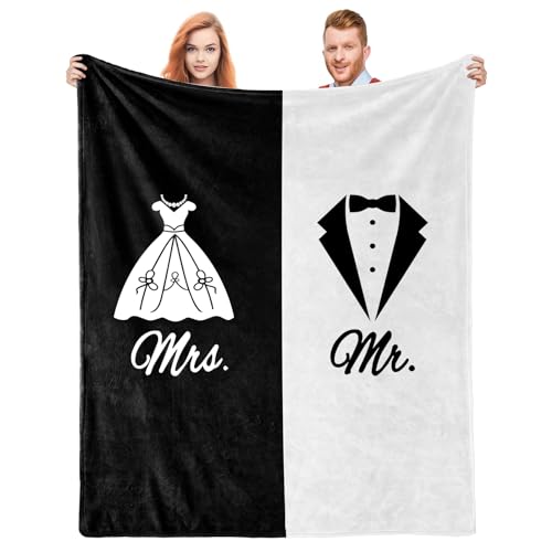 TkinTall Mr and Mrs Gifts for Newlyweds Couples 2026, Bride