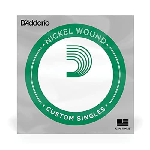 D'Addario NW032 Nickel-Einzelsaite fĂĽr Gitarren 0,081 cm (0,032 Zoll)