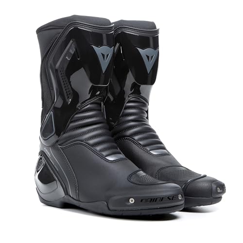 Dainese - Nexus 2 Boots, Stivali Moto Sportivi, Sistema Anti-distorsione, Protezione della Caviglia, Slider Sostituibili, Stivali da Uomo, Nero, 43