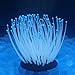 kathson 2 PCS Artificial Soft Sea Anemone Coral Plant,Silicone Coral Fish Tank Decorations,Aquarium Ornament,Blue and Purple