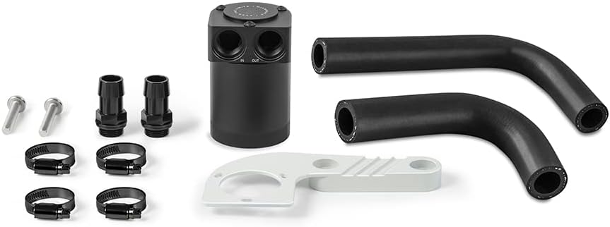 Mishimoto Baffled Oil Catch Can, Color Matched Compatible With BMW F8X M3/M4 2015–2020, Sakhir Orange Metallic