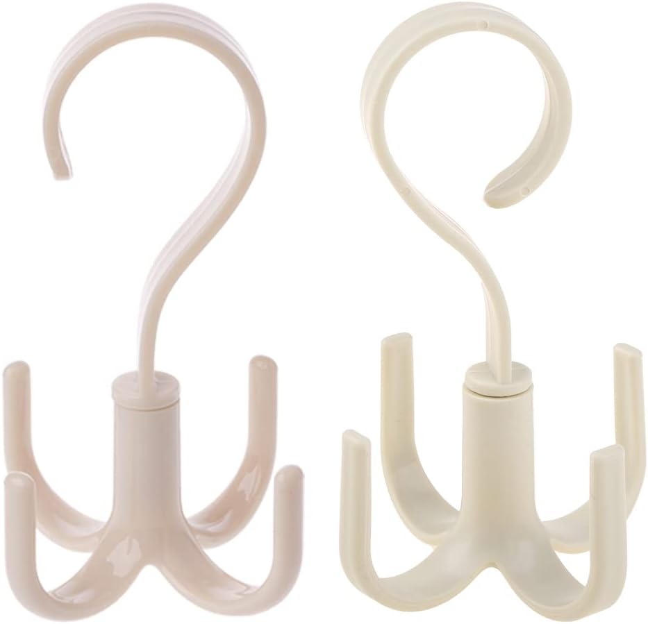 360 Degree Rotating Belt Hanger Scarf Tie Rack Holder Hook Closet