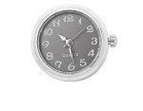 Stainless Steel Noosa Style Gray Watch Chunk Charm