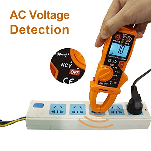 Digital Clamp Meter Auto-Ranging Multimeter Amp Voltage Tester Measure Ac Current 600 A, Ac/Dc Voltage, Resistance, Ncv, Lpf, Diodes, Continuity And Backlight For Electricians #TOP4
